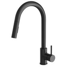 Pina Gooseneck Pull Out Kitchen Sink Mixer