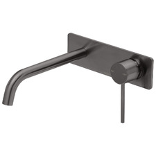 Vivid Slimline 220mm Bath/Basin Wall Mixer Set