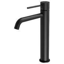 Vivid Slimline 160mm Pin Lever Curved Vessel Basin Mixer