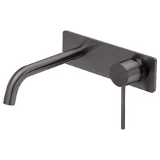 Vivid Slimline 175mm Bath/Basin Wall Mixer Set