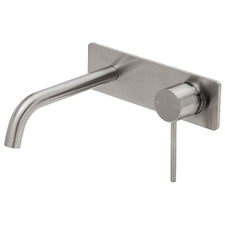 Vivid Slimline 175mm Bath/Basin Wall Mixer Set