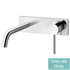 Vivid Slimline 175mm Bath/Basin Wall Mixer Set Trim Kit Only