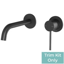 Vivid Slimline 175mm Pin Lever Bath/Basin Wall Mixer Set Trim Kit Only