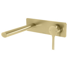 Vivid Slimline Oval 175mm Bath/Basin Wall Mixer Set