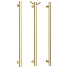 Phoenix 800mm Round Heated Vertical Towel Bars (Set of 3)