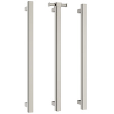 Phoenix 600mm Square Heated Vertical Towel Bars (Set of 3)