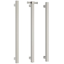 Phoenix 800mm Square Heated Vertical Towel Bars (Set of 3)