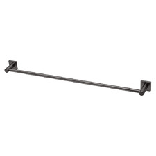 Square Radii Single Bar Brass Towel Rail