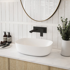 Evea Round-Edge Rectangular Ceramic Basin