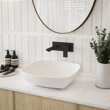 Nueva 43omm Truncated Counter Top Ceramic Basin