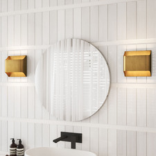 Nueva Wall Hung Copper-Free Round Mirror