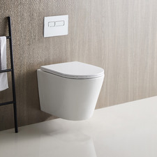 Zara Rimless Wall Hung Toilet Pan