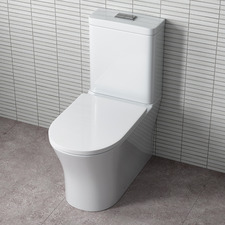 Toi Rimless Back-To-Wall Toilet Suite