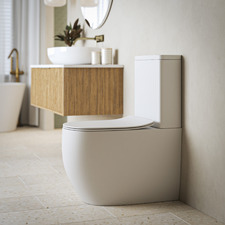 Raul Rimless Over Height Back-To-Wall Toilet Suite