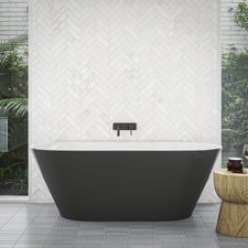 Iseo Free-Standing Acrylic Thin Edge Bath