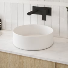 Nueva 355mm Round Ceramic Above Counter Basin