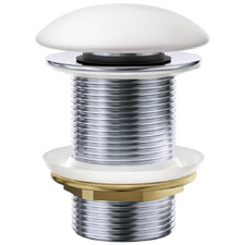 32mm Round Brass Pop-up Waste