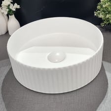 Ciri 360mm White Round Ceramic Basin