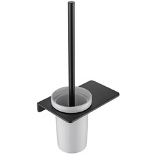 Perry Steel Toilet Brush with Holder