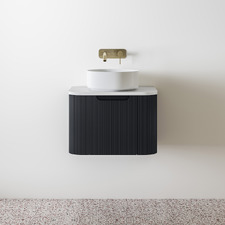 Airlie 600mm Wall Hung Single Vanity with Quartz Stone Countertop