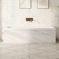 Lysandra Gloss White Acrylic Drop in Bath