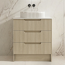 Colette 750mm Freestanding Vanity with Stone Countertop