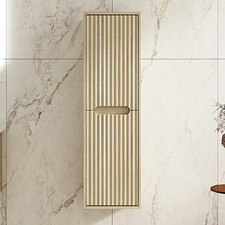 Zafira 350mm Wall Hung Bathroom Tallboy