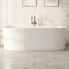 Iseo Free-Standing Acrylic Thin Edge Bath