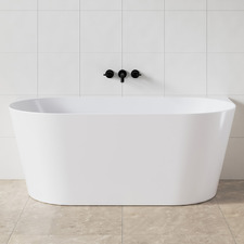 Musen Back-To-Wall Acrylic Thin Edge Bath