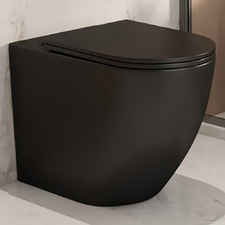 Kukui Slim Seat Overheight Wall Faced Toilet Pan