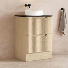 Colette 600mm Freestanding Vanity with Stone Countertop