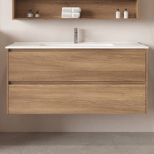 Horizon 1200mm Light Oak Wall Hung Vanity