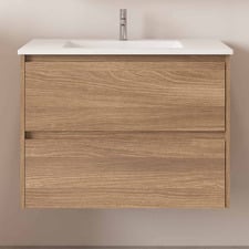 Horizon 750mm Light Oak Wall Hung Vanity