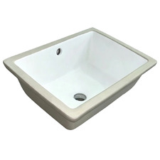Novo 505mm Gloss White Rectangular Undermount Basin