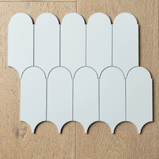 White Feather Stick on Tile (10 Pack)