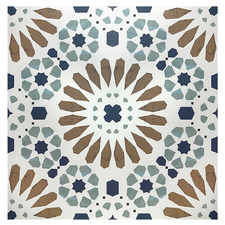 Mediterranean Decorative Stick on Tile (10 Pack)