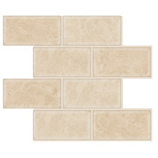 Peel & Stick Stone Marble Subway Stick on Tile (10 Pack)