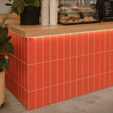 Peel & Stick Matte Orange Subway Stick on Tile (24 Pack)