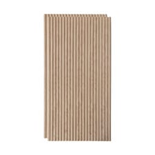 Mikos 1200 x 600mm Oak Grain Flexible Demi Round Wall Panels (Set of 2)