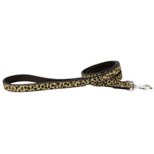 Leopard Print Leather Lead
