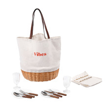 Cream 2 Person Barossa Picnic Tote Bag Set