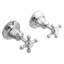 2 Piece Noosa Brass Wall Top Assemblies