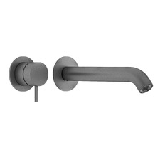 Elle 316 Stainless Steel Bath/Basin Wall Mixer Set