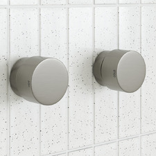 Loui Brushed Nickel Round Wall Top Assembly