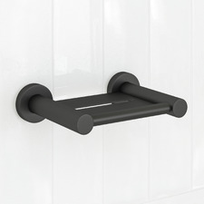 Elle Matte Black Stainless Steel Soap Dish
