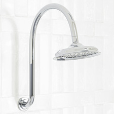 Augustine 220mm Gooseneck Shower Arm & Head