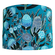Banksia Blue Cotton Lamp Shade