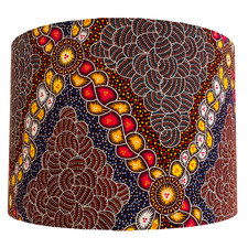 Bush Waterhole Aboriginal Canvas Lamp Shade