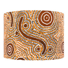 Dreaming Jukurrpa Aboriginal Cotton Lamp Shade