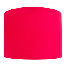 Viva Magenta Cotton Lamp Shade